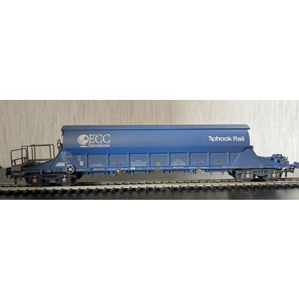 Kernow Models Rake of 3 SB002N/O/P JIA China Clay Wagons ECC Int Blue Weathered