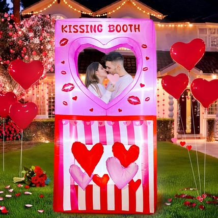 Ourwarm 7FT Valentines Day Inflatable, Valentine Inflatables Outdoor Decorations