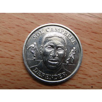 Sol Campbell The Official England Squad Medal Collection 1998 Sainsburys(e768)