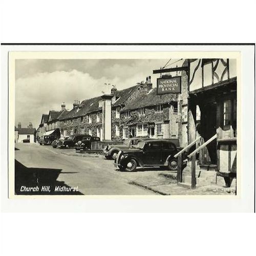 Sussex MIDHURST Church Hill Postcard by Photo Precision (5055)
