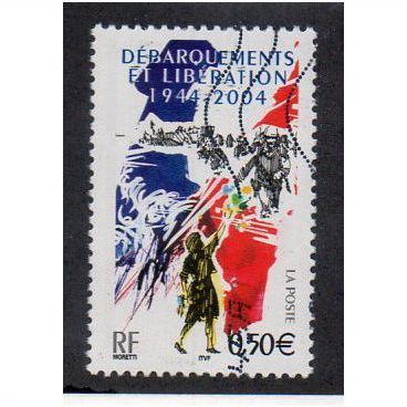 FRA 2004 50c '60TH ANN OF LIBERATION' FINE USED (EBID20515)