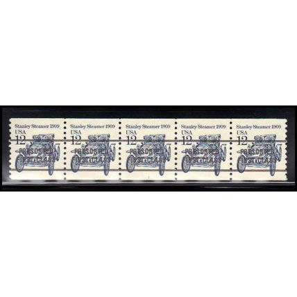 2132b 12c Stanley Steamer Very Fine MNH Dry Gum PNC 1/5 X2042