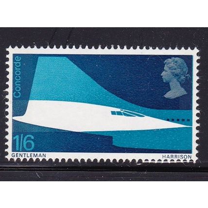 GB 1969 1st FLIGHT CONCORDE 1/6d MINT SG376