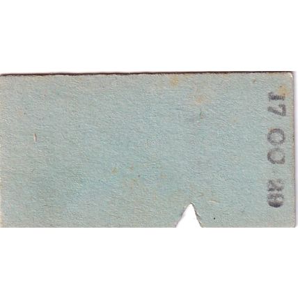 WEST NORWOOD - BALHAM & UPPER TOOTING 1929 Southern Railway Ticket SR 5327