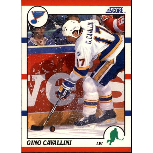 1990/91 Score Hockey Gino Cavallini