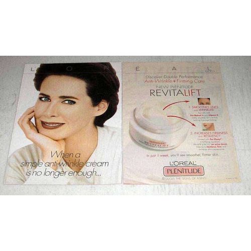1996 L'Oreal Plenitude Revitalift Anti-Wrinkle Creme Ad