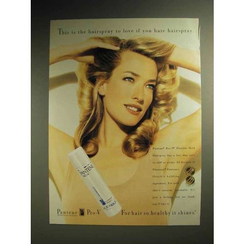 1998 Pantene Pro-V Flexible Hold Hairspray Ad