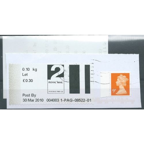 2010 2ND CLASS POST & GO (LONDON E1) ON PIECE(EBID50-416XL)