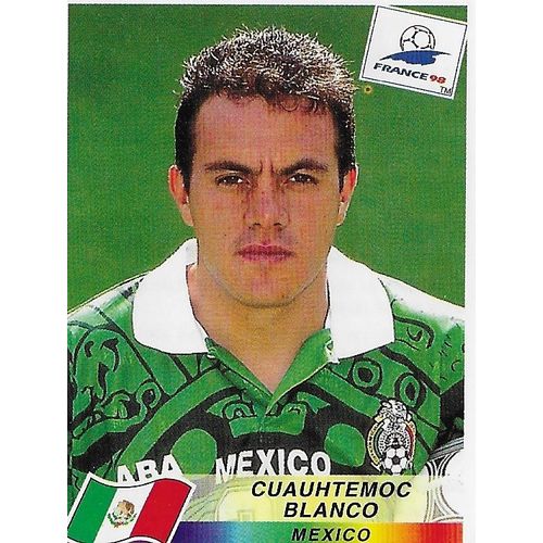 Panini's FIFA World Cup France 1998 Stickers: No.369 - Blanco (Cuauhtémoc)