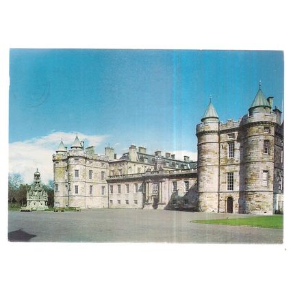 PALACE OF HOLYROODHOUSE, Edinburgh postcard used. 1976 postmark =