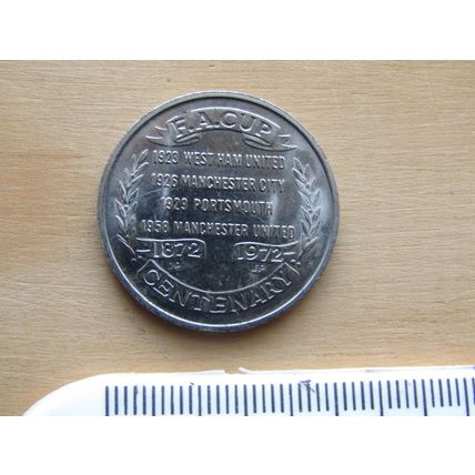 1972 FA Cup Centenary Bolton Wanderers Token (e111)