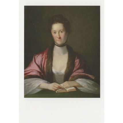 Anna Seward Poet Poetry Book Author Portrait Painting Postcard