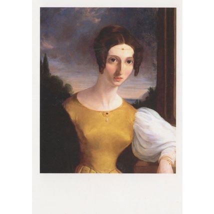 Harriet Taylor Mill Book Author Philosopher Painting Postcard