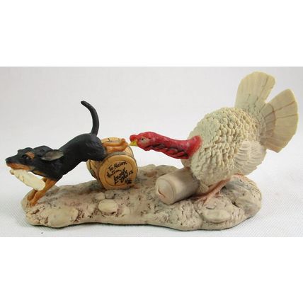 Schmid RFD America by Lowell Davis, Makin Tracks, 225238, Dog/Turkey HAND SIGNED
