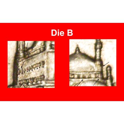 MOSQUE: EGYPT ★ 10 PIASTERS 1404-1984 DISCOVERY COIN 2+B!★LOW START★NO RESERVE