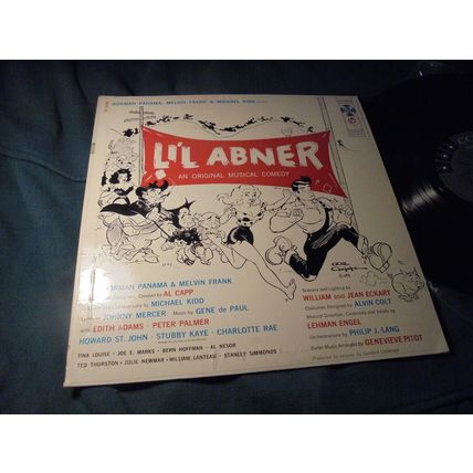 1956 LI'L ABNER Broadway Musical Original LP Record!! Tina Louise! $22.00 Shippe