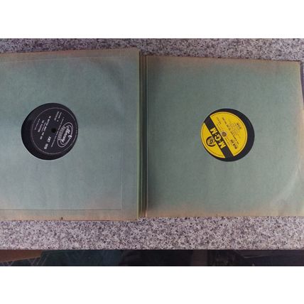 Vintage HIS MASTER'S VOICE 10" 78 Album Book Folder including 24 x 78RPM Records