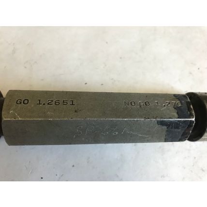 THE PIPE MACHINERY GO NO GO PLUG GAGE,1.2651,1.270,ET