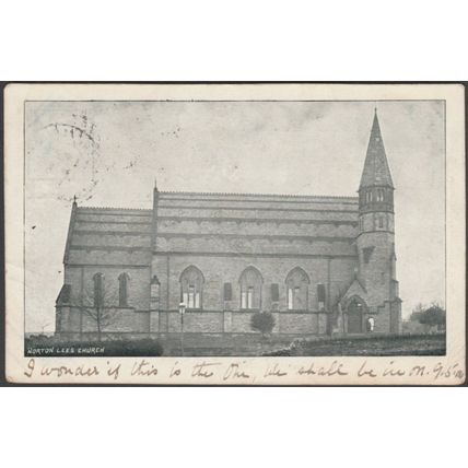 Norton Lees Church, Sheffield, Yorkshire, 1904 - Swinburn Postcard