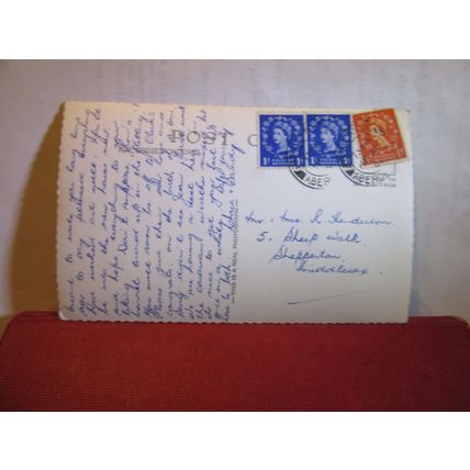 RIVER DEE FROM CRAIGENDARROCH, BALLATER, Scotland used postcard RP 1962 pm =