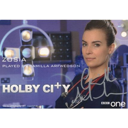 Camilla Arfwedson as Zosia Holby City Hand Signed Cast Card Photo