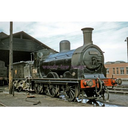 pu3485 - Steam Engine No.57246 at Stirling Shed, Scotland - print 6x4