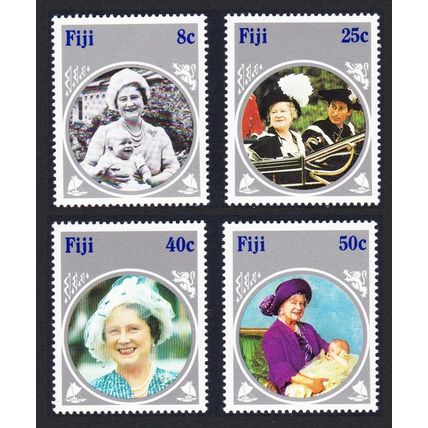 Fiji Life and Times of Queen Mother 4v 1985 MH SG#701-704