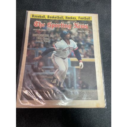 The Sporting News May 22 1976 The Detroit Tigers Willie Horton Destructive DH