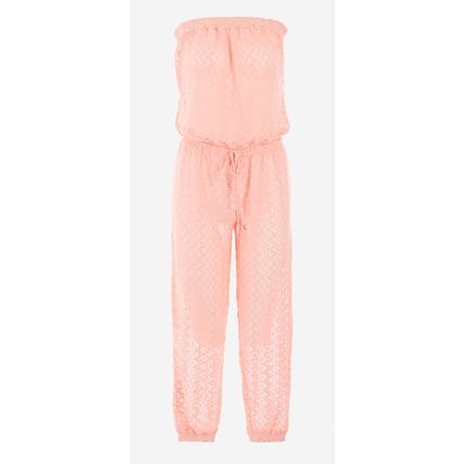 MELISSA ODABASH Peach Stella Knit Jumpsuit BNWT ** Very Rare **