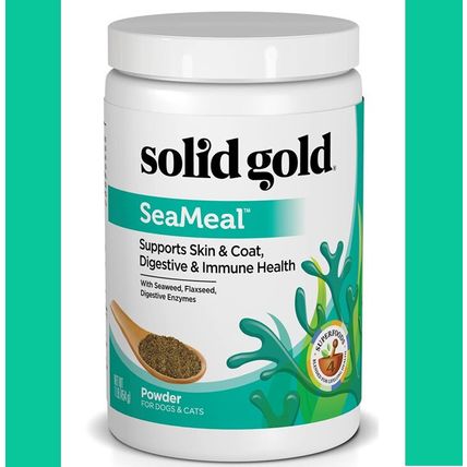NEW! Solid Gold SeaMeal Cat & Dog Food Topper / Kelp Powder BB 8/2027 FREE Ship