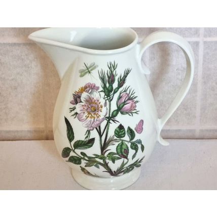 Vintage Floral Water Jug | Portmeirion Botanic Garden Original Box 1.75 Pint
