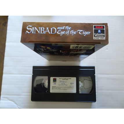 Sinbad and the Eye of the Tiger -VHS Tape with Patrick Wayne & Jane Seymour 1991