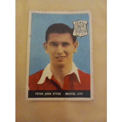 1958 A&BC FOOTBALLERS 2ND SERIES PETER JOHN ATYEO BRISTOL CITY 55