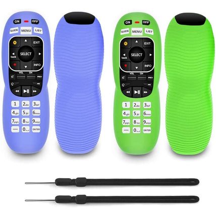 2 PCS] Protective Case for Directv Remote, Silicone Cover Lightweight anti Slip