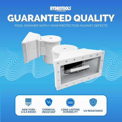 SWIMLINE HYDROTOOLS Standard Wide Mouth above Ground Pool Skimmer Kit | ABS Cons