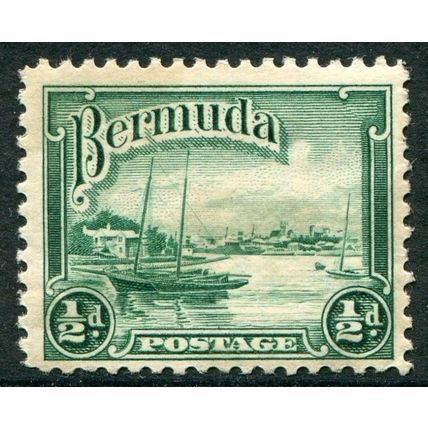 BERMUDA 1936: DEFINITIVE - ½d GREEN MH (G11)