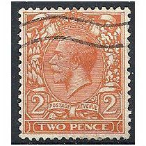 1924 SG421 2d Orange Wmk Block Cypher Good/Fine Used . ..