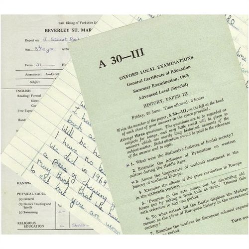 1960's School Child Ephemera 1969 Essay 1965 A Level History Paper 1968 Report