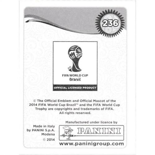 2014 Panini World Cup Soccer Stickers - #236 - Gervinho