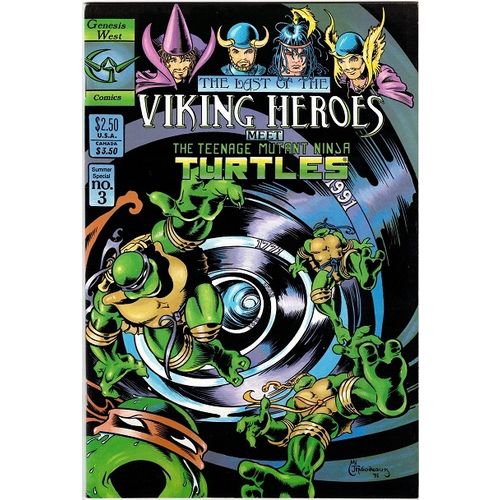 THE LAST OF THE VIKING HEROES and The Teenage Mutant Turtles # 3