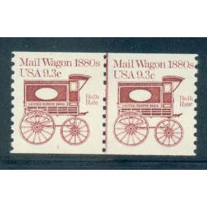 1903 9.3c Mail Wagon Fine MNH Dry Gum CNP Left 1 W0146