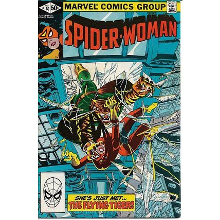 Spider-Woman #40 (1981) *Marvel Comics / Bronze Age / The Flying Tiger*