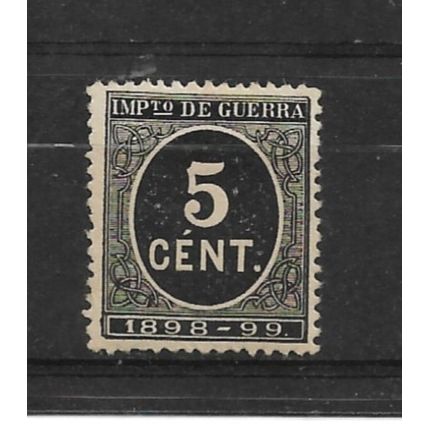 Spain.W293 5c Black.Mounted Mint.Feb22
