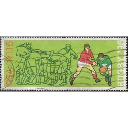 South Africa 1995. R1.10 Value. RUGBY. Fine Used