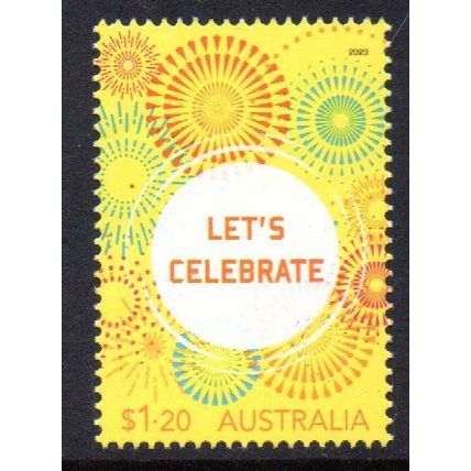 AUSTRALIA: 2023, $1.20 SPECIAL OCCASIONS, LET'S CELEBRATE, MINT STAMP.