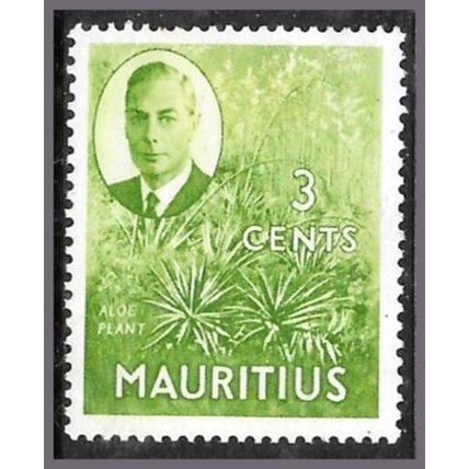1950 King George VI - Local Motives 3c Mounted Mint C2