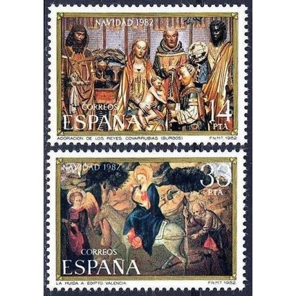 España. 1982. Mi # 2567 / 68. Navidad. Christmas