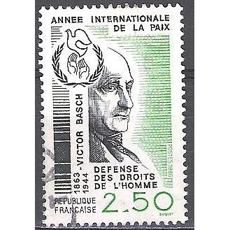 France 1986 Michel 2545 O Cote (2008) 1.00 € Année internationale de la Paix