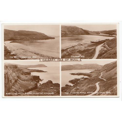 Calgary Isle of Mull Multiview RP Postcard 2611
