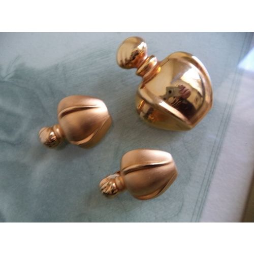 DIOR rare Parure Collector Gold Earrings Brooch Poison Perfume 90s Set